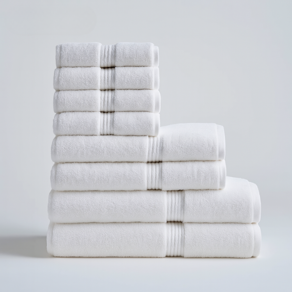 CloudSoft Towels – Essential Bath Bundle (8pcs)