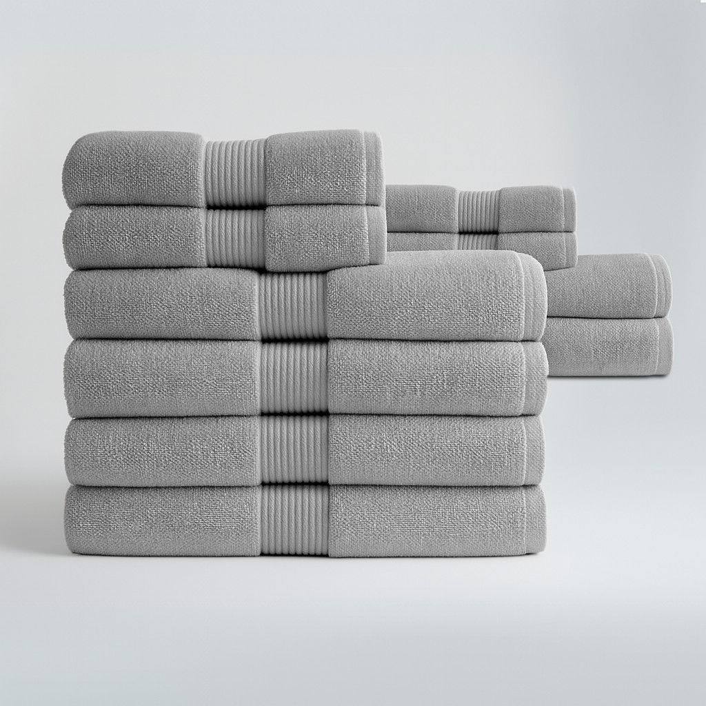 CloudSoft Towels – Premium Bath Bundle (10pcs)