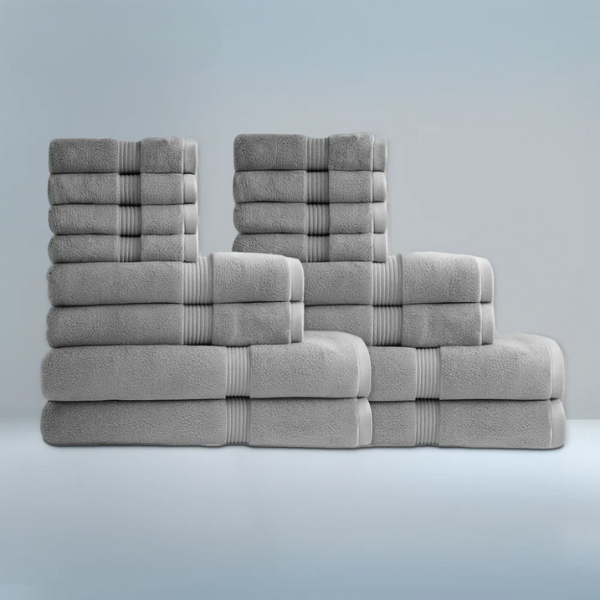 CloudSoft Towels – Family Bath Bundle (16pcs)