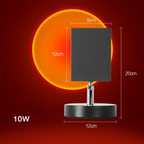GlowBright Retro Sunset LED Table Lamp