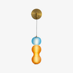 Modern LED Wall Light in Black and Gold Design