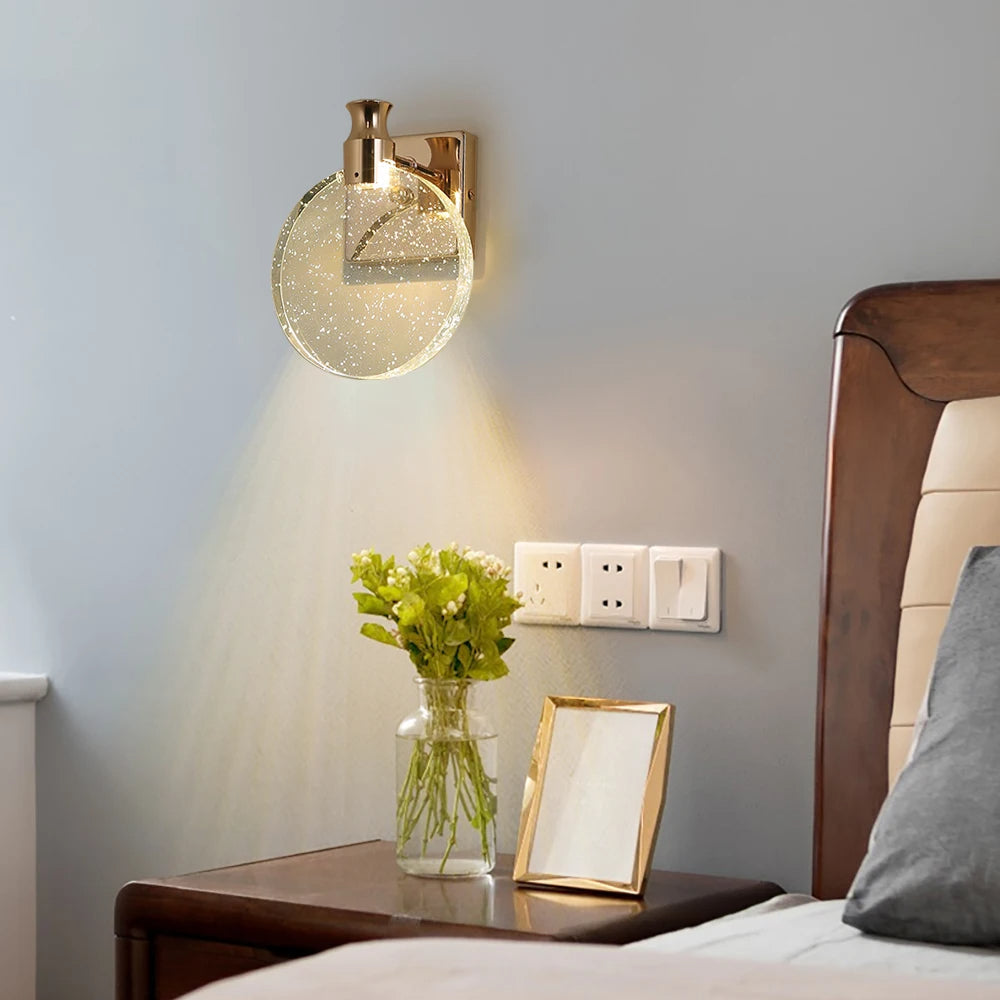 Modern LED Wall Lamp – Minimalist Circular Design