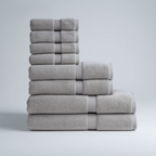 CloudSoft Towels – Essential Bath Bundle (8pcs)