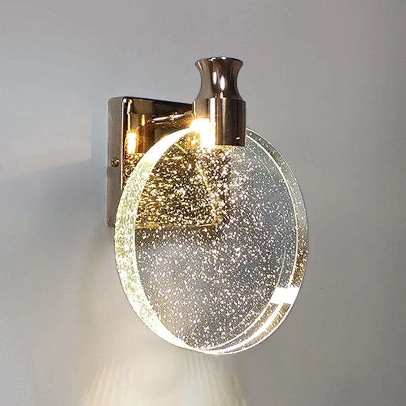 Modern LED Wall Lamp – Minimalist Circular Design