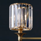 Vintage Crystal Wall Sconce Light Fixture