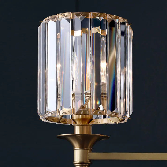Vintage Crystal Wall Sconce Light Fixture