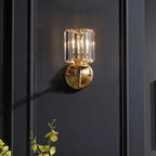 Vintage Crystal Wall Sconce Light Fixture