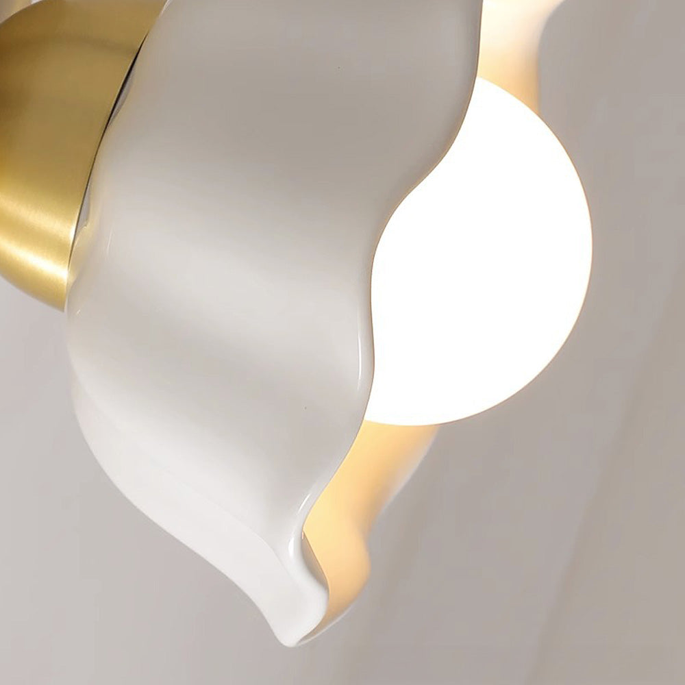 Retro French Flower Wall Light – E27 Fixture