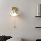 Retro French Flower Wall Light – E27 Fixture