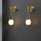 Scandinavian LED Wall Light – Minimalist Wood & Metal Lamp