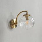 LuxeCrystal Modern Glass Wall Lamp