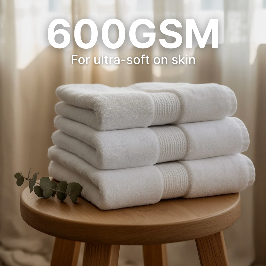 CloudSoft Towels – Premium Bath Bundle (10pcs)