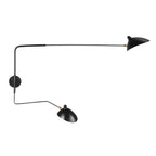 Serge Mouille Style Adjustable Wall Sconce Lamp
