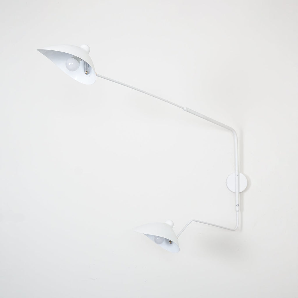 Serge Mouille Style Adjustable Wall Sconce Lamp
