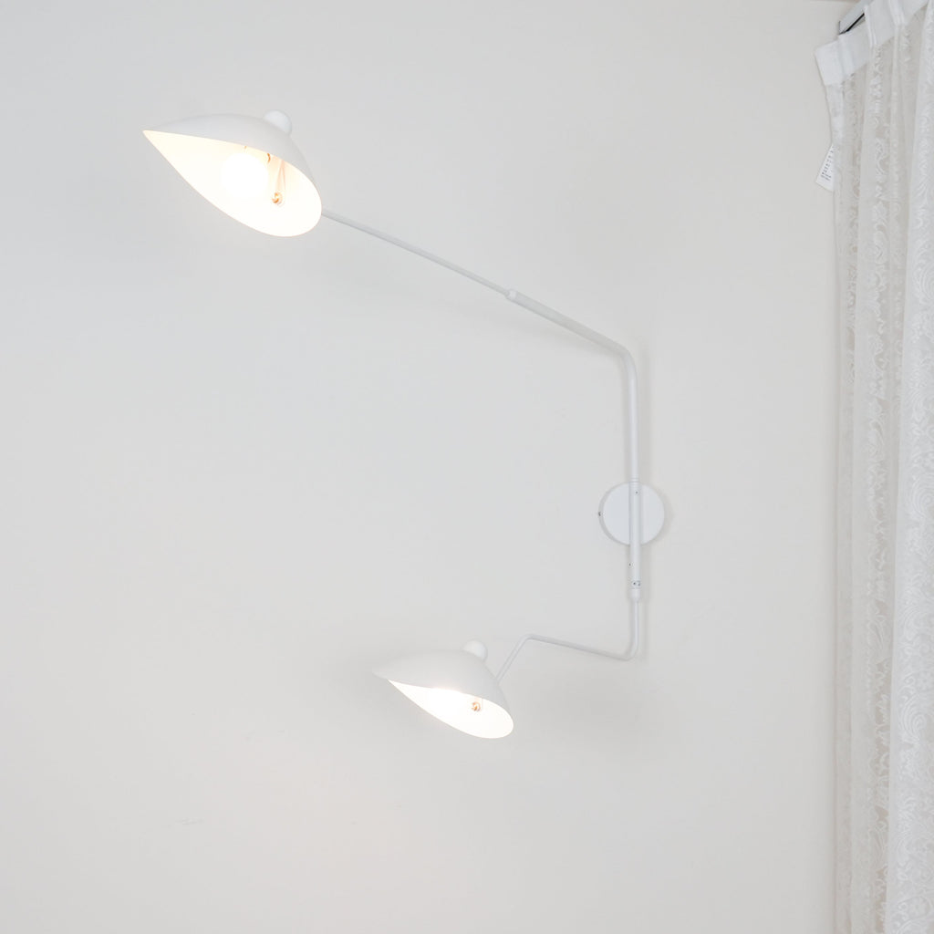 Serge Mouille Style Adjustable Wall Sconce Lamp