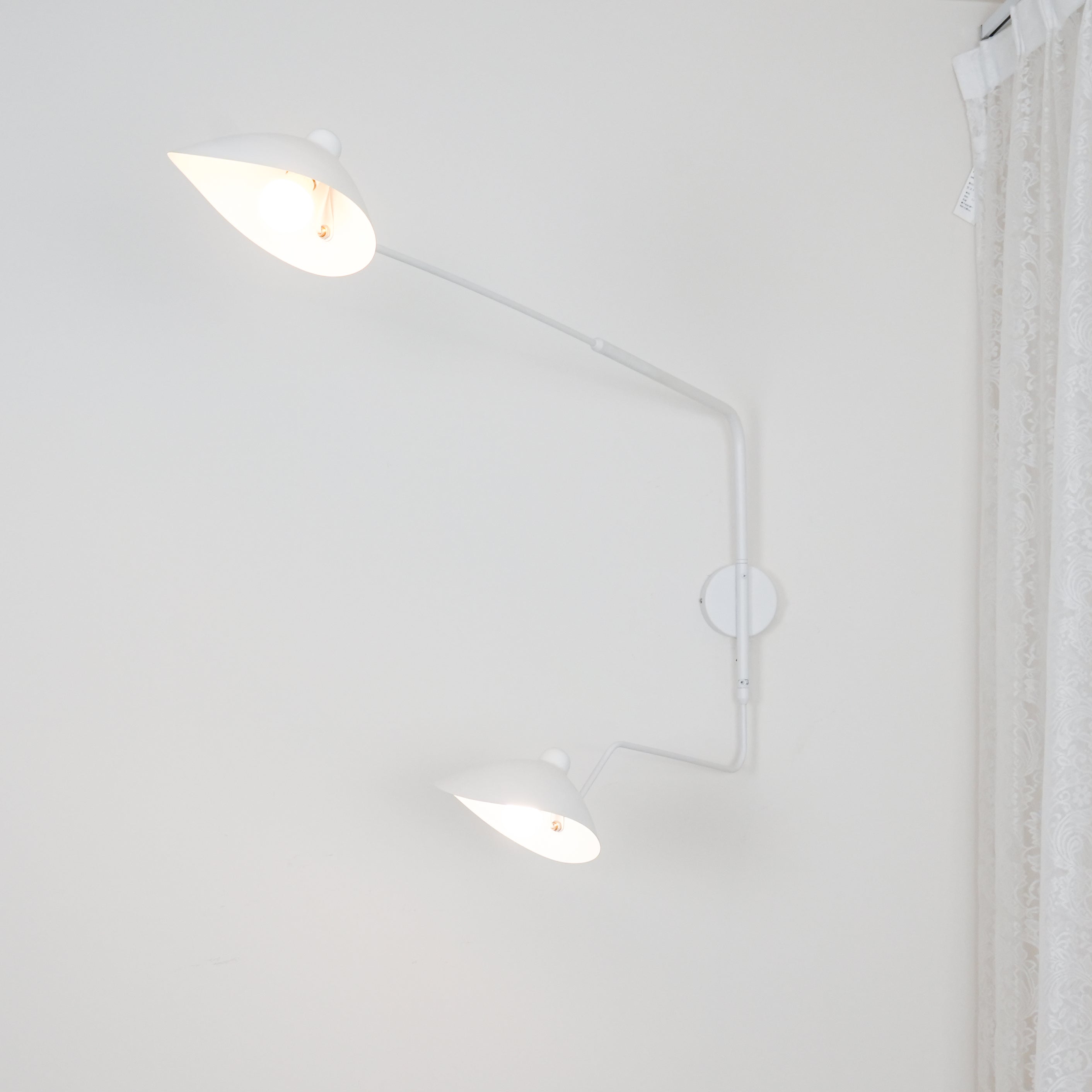 Serge Mouille Style Adjustable Wall Sconce Lamp