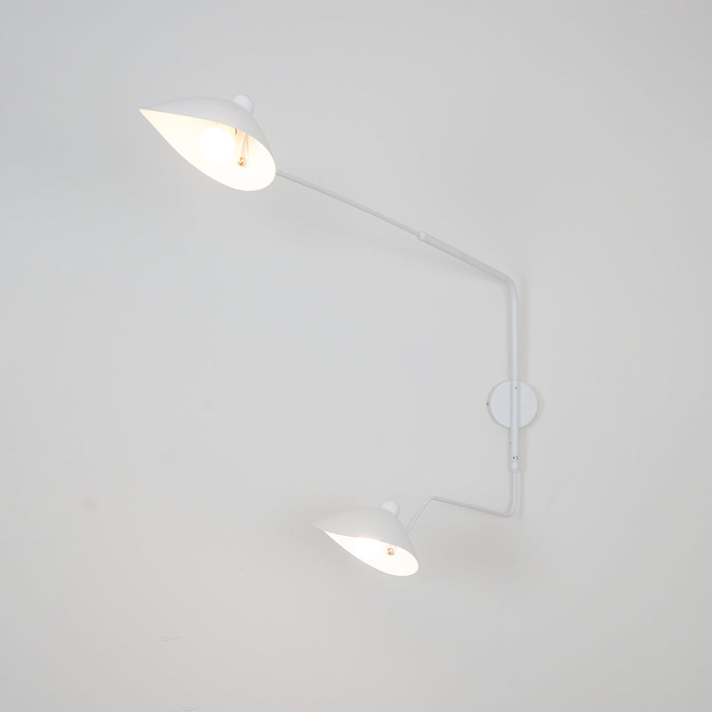 Serge Mouille Style Adjustable Wall Sconce Lamp