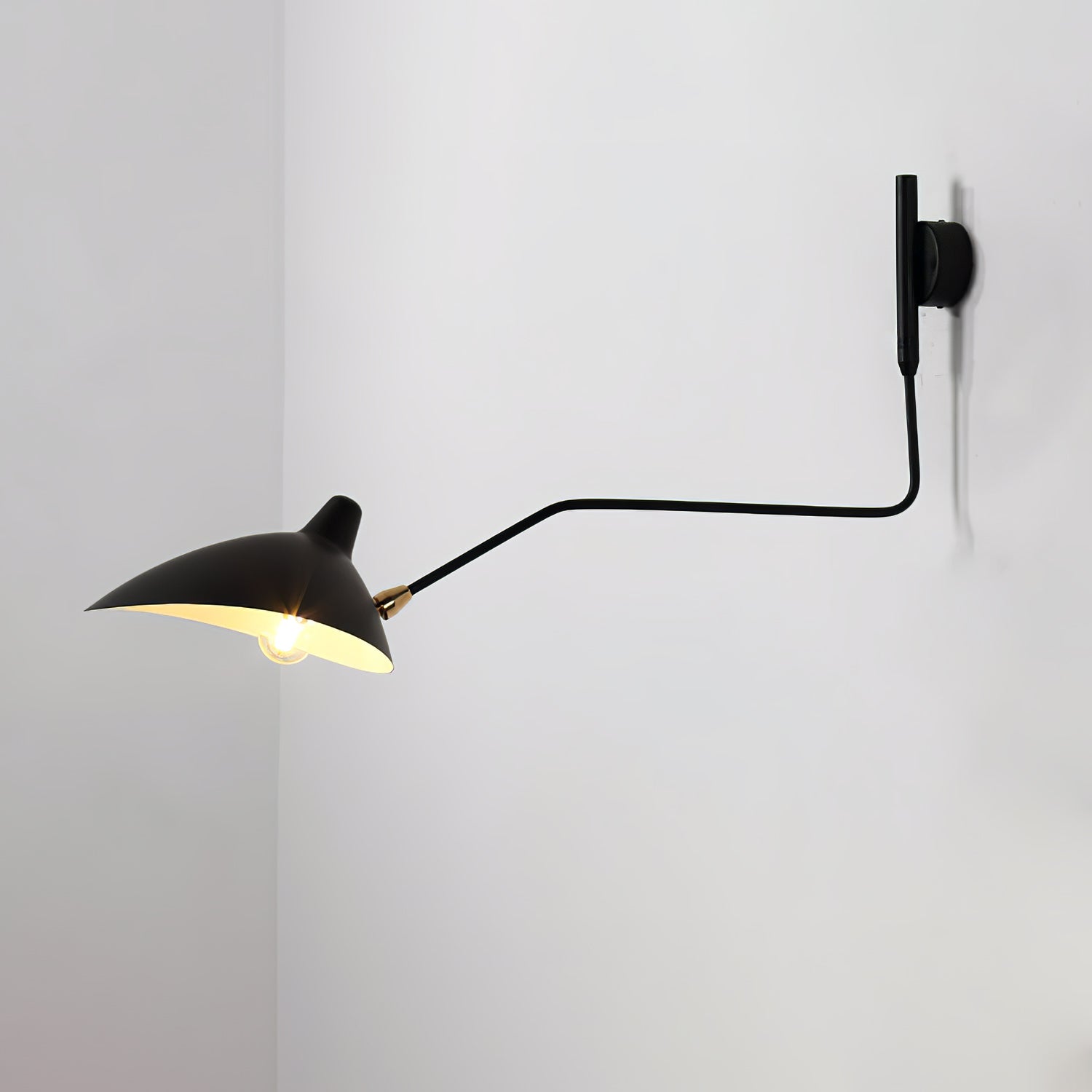 Serge Mouille Style Adjustable Wall Sconce Lamp