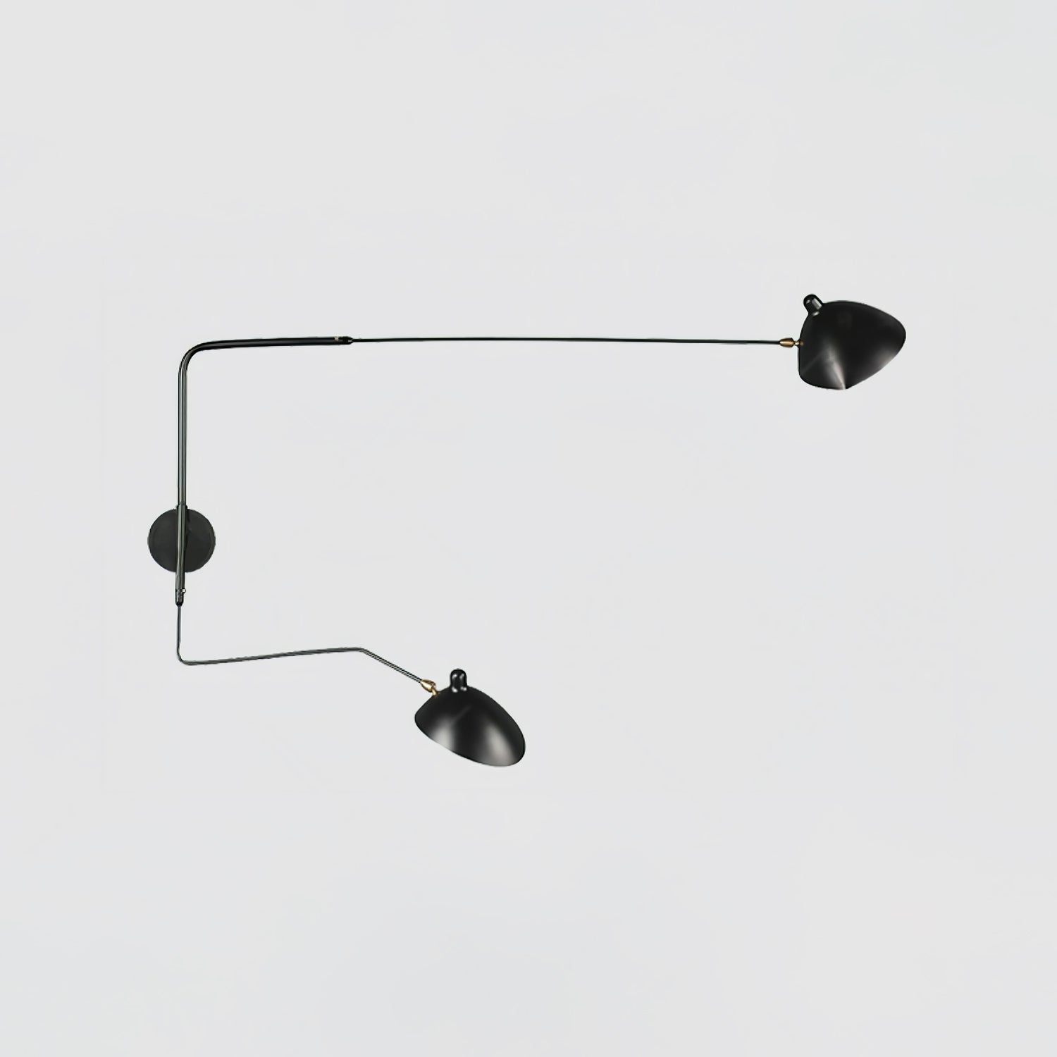 Serge Mouille Style Adjustable Wall Sconce Lamp