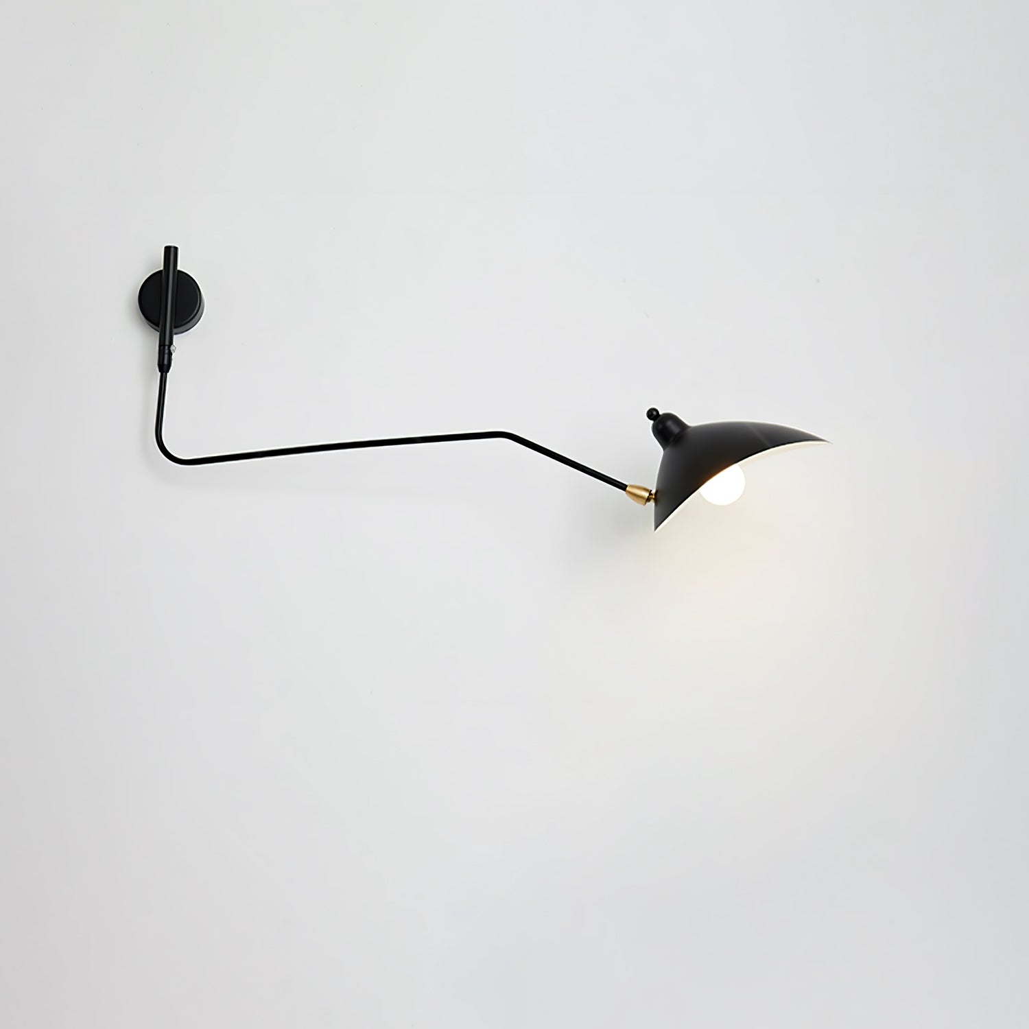 Serge Mouille Style Adjustable Wall Sconce Lamp