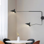 Serge Mouille Style Adjustable Wall Sconce Lamp