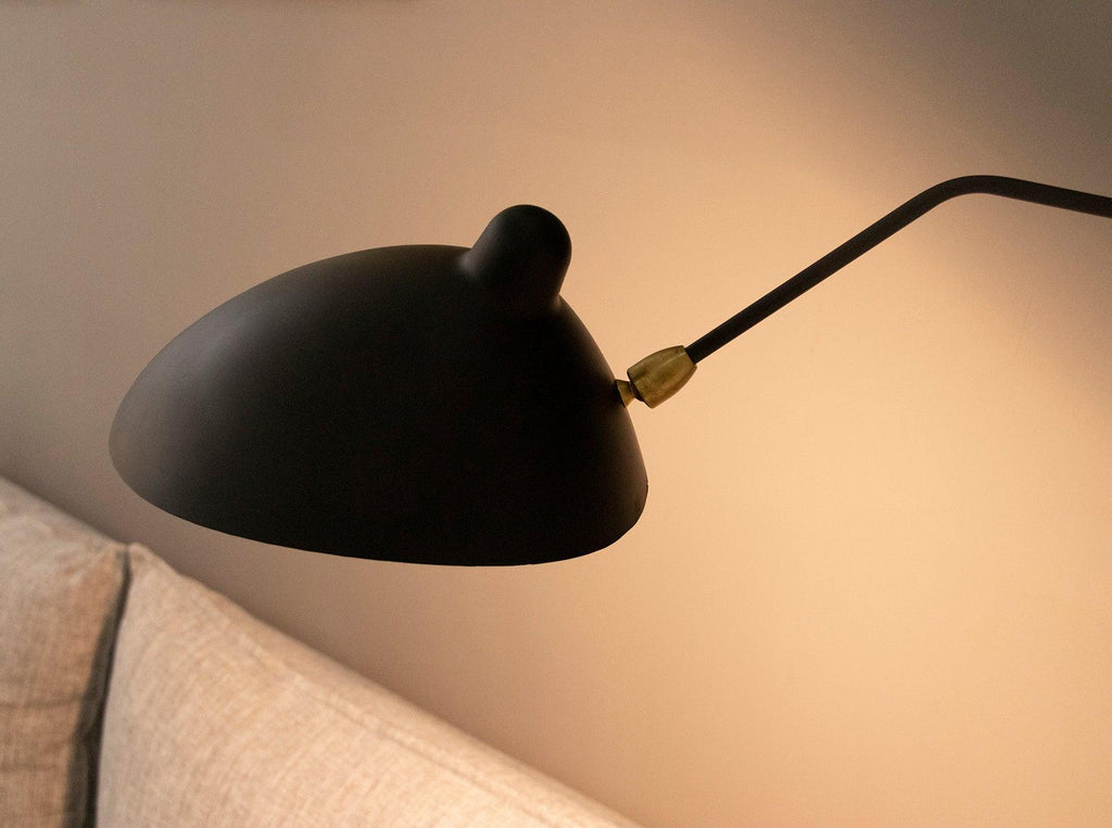 Serge Mouille Style Adjustable Wall Sconce Lamp