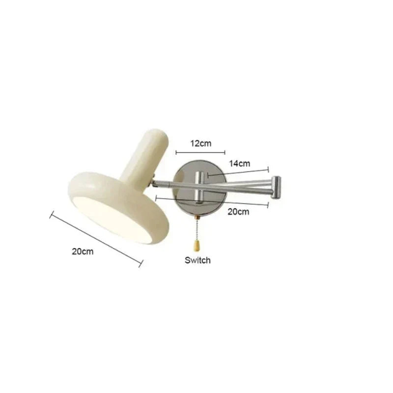 Adjustable Metal Swivel LED Wall Lamp 3000K Warm Light
