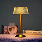 Crystal Rechargeable LED Cordless Table Lamp