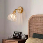 Vintage Tulip Glass Wall Sconce Light