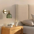 Vintage Tulip Glass Wall Sconce Light