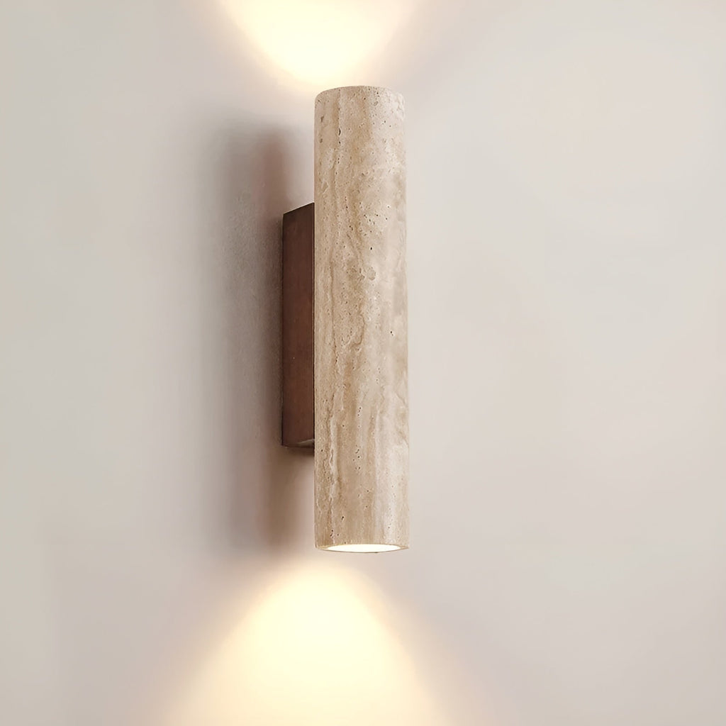 Travertine LED Wall Light – Wabi-Sabi Style Lamp